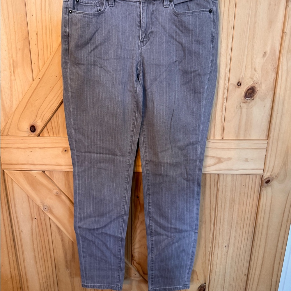 LOFT Women's Grey Straight Leg Jeans